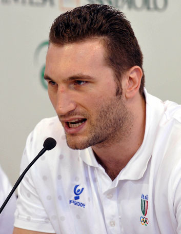 Presentazione della squadra azzurra a Casa Italia