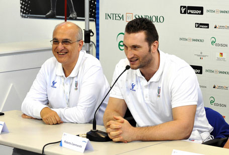 Presentazione della squadra azzurra a Casa Italia
