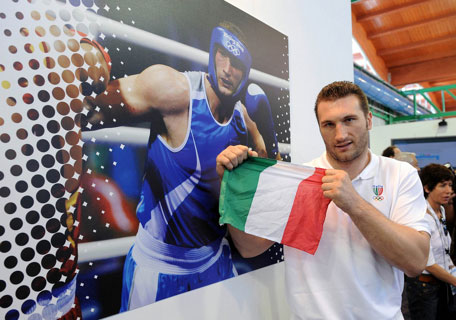 Presentazione della squadra azzurra a Casa Italia
